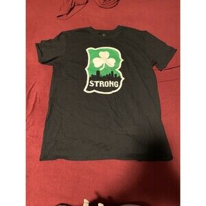 Anvil Boston Strong Marathon Red Sox Celtics Shirt Black Size Large